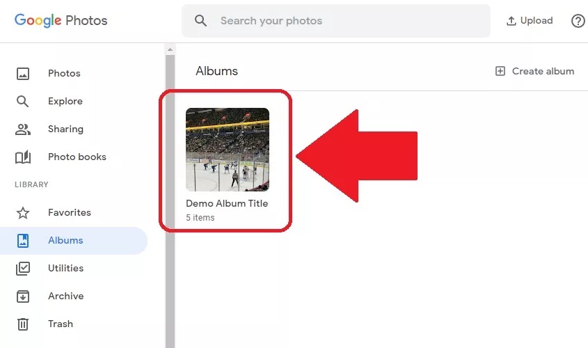 نحوه حذف عکس‌ها از آلبوم Google Photos