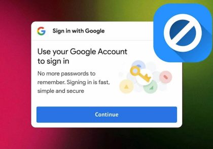 نحوه غیرفعال کردن اعلان Sign-In-with Google در سایت ها