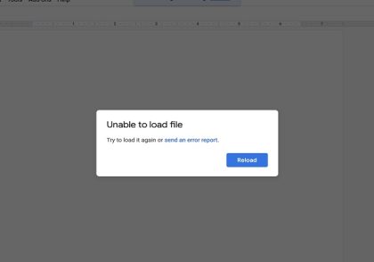 8 راه حل لود نشدن فایل ها در گوگل داکس Google Docs